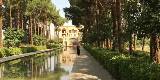 Le jardin Dolat-Abad à Yazd en Iran