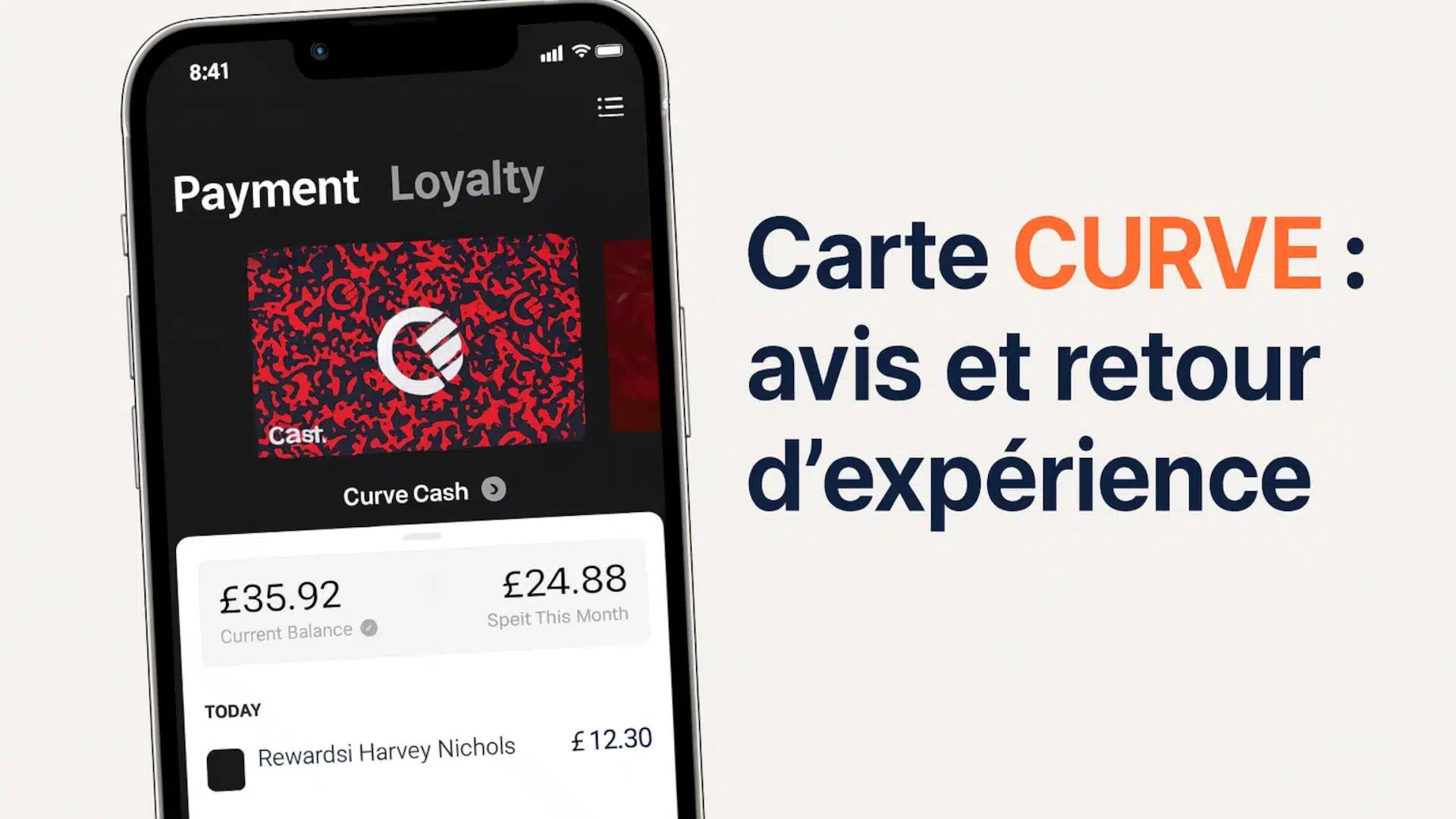 La carte Curve : un passeport unique pour vos paiements