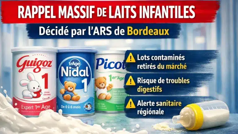 Un nouveau scandale des laits infantiles
